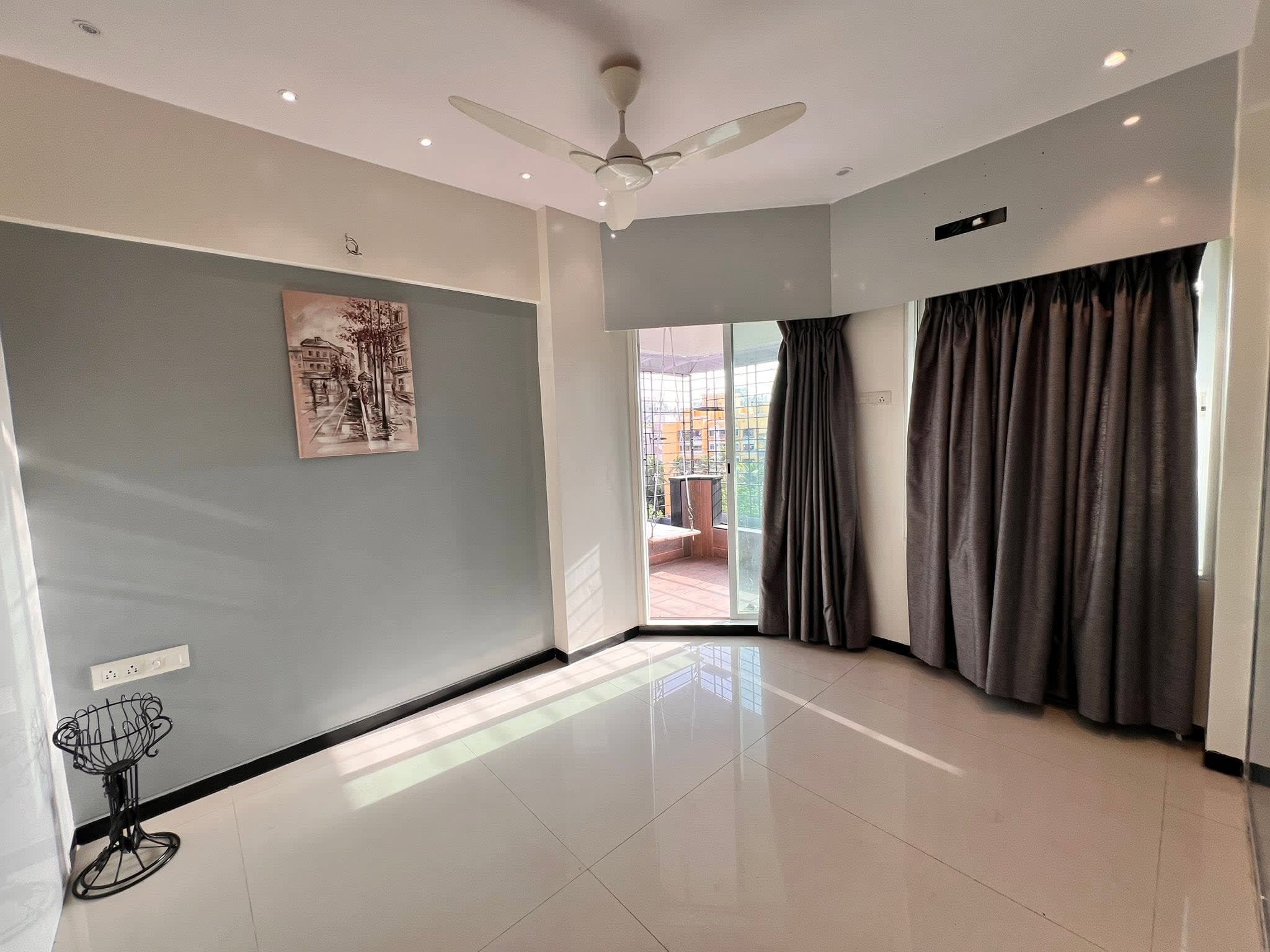 Available Well Maintained, Spacious, Stylish 3 BHK Flat for Rent Rs.58K at Jankalyan Nagar, Malad West - Image 1