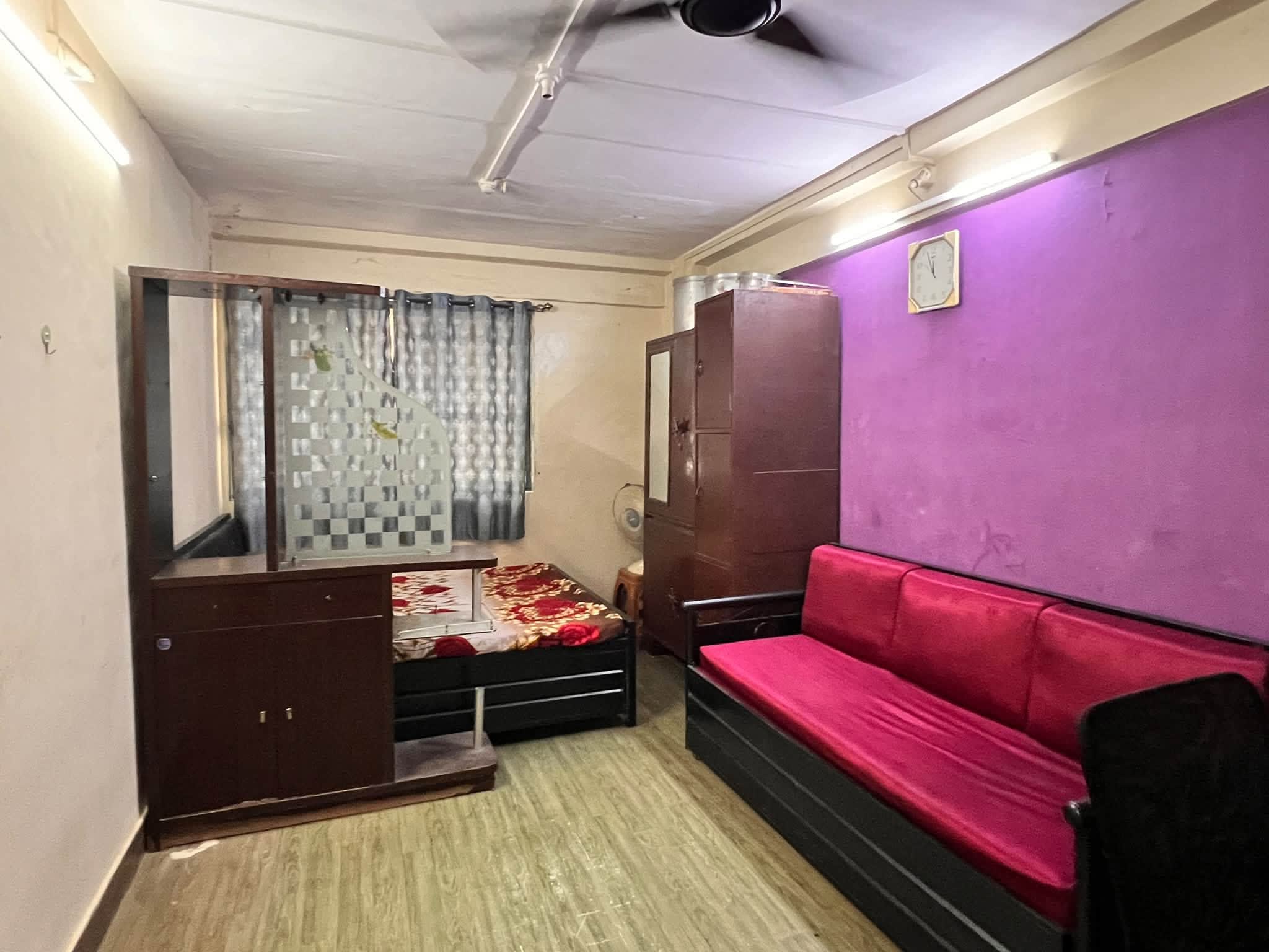1 RK Semi Furnished Flat for Rent of Rs.20K at Malad West, Off Marve Road, Bhoomi Mart, Near Billabong School. - Image 1